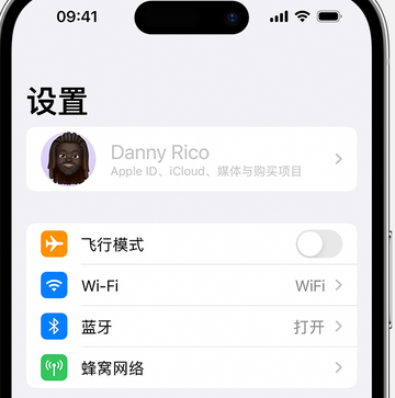 台前appleID维修服务iPhone设置中Apple ID显示为灰色无法使用