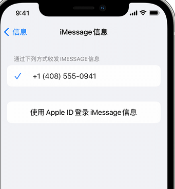 台前apple维修iPhone上无法正常发送iMessage信息