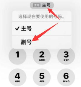 台前苹果14维修店分享iPhone 14 Pro Max使用副卡打电话的方法 